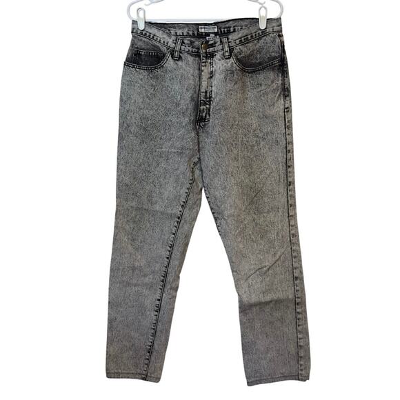 Georges Marciano for Guess? Women’s Vintage 90s Black Acid Wash Jeans Size 34 - Picture 1 of 11